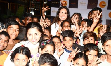 Lord of the Drinks ,Worli ,Celebrated mothers day with Actor Esha Gupta and special children of Bhamla foundation
