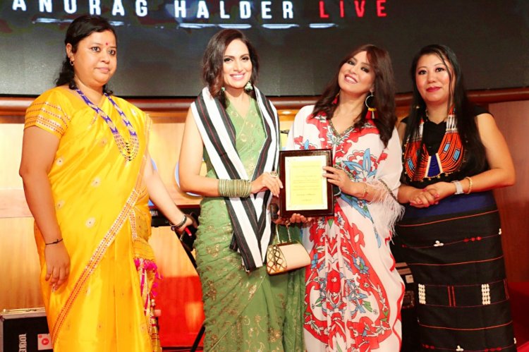 एक्ट्रेस जसविंदर गार्डनर को  मिला ' नॉर्थईस्ट अनसंग हीरोज़ रेड कार्पेट सोश्यल एवार्ड 2021 '