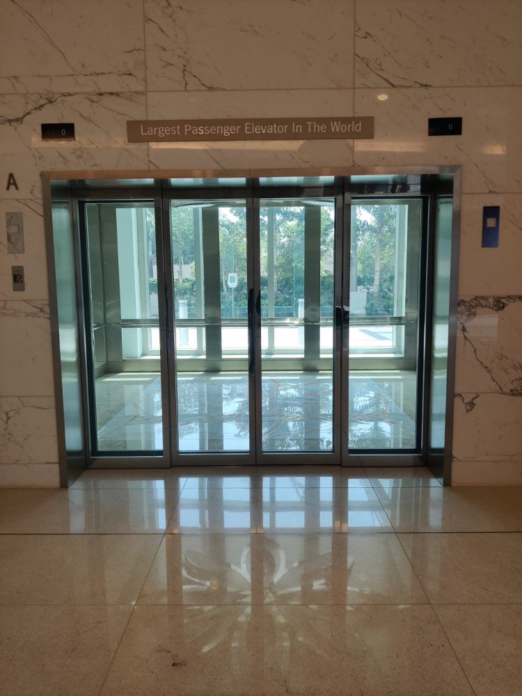 कोने इंडिया द्वारा जियो वर्ल्ड सेंटर-मुंबई में दुनिया के सबसे बड़े यात्री लिफ्ट की घोषणा !