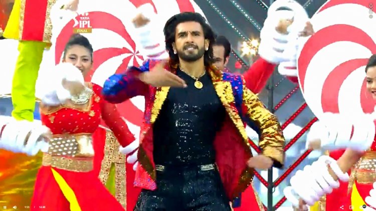 Shiamak Davar choreographs an electrifying performance for actor Ranveer Singh at the IPL 2022 final