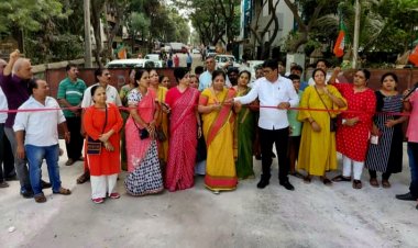 दहिसर में पुनर्निर्मित पुल का लोकार्पण विधायक मनीषाताई चौधरी ने किया ....