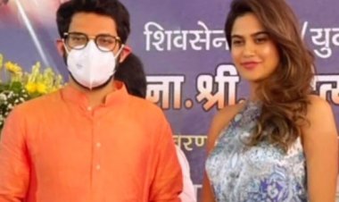 On The Occation Of Aaditya Thackeray’s birthday, Aaditi Pohankar visited his residence to wish him personally !