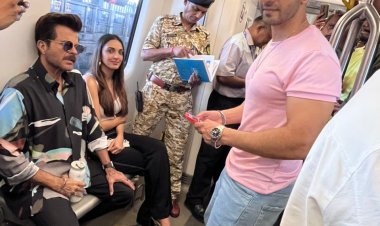 जुगजुग जियो :  कलाकारों ने फिल्म प्रमोशन के लिए समय बचाने हेतु मुंबई मेट्रो से किया सफर...