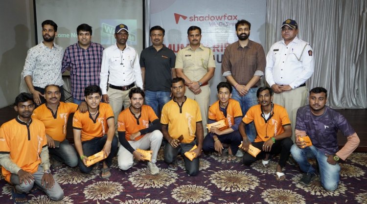 शैडोफैक्स का सड़क सुरक्षा अभियान : मुंबई से शुरुआत, देशभर में किया जाएगा आयोजन...