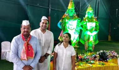 आषाढ़ी एकादशी पर पारितोषिक वितरण समारोह में पहुंचे सांसद श्री गोपाल शेट्टी