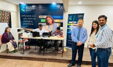 बीएमबी द्वारा आधार कार्ड अपडेट ड्राइव संपन्न : स्टैंडर्ड चार्टर्ड बैंक ने किया विशेष सहयोग