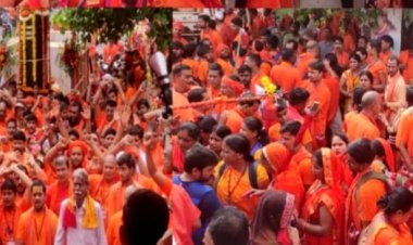 बोईसर में धूमधाम से निकाली गई कांवड़ यात्रा....