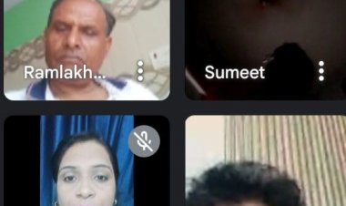 मानव अधिकार संगठन के राष्ट्रीय पदाधिकारियों की वर्चुअल बैठक