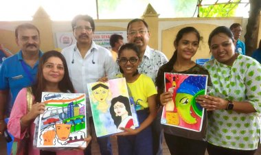 वी हेल्प चेरिटेबल फाउण्डेशन द्वारा चित्रकला प्रतियोगिता का आयोजन