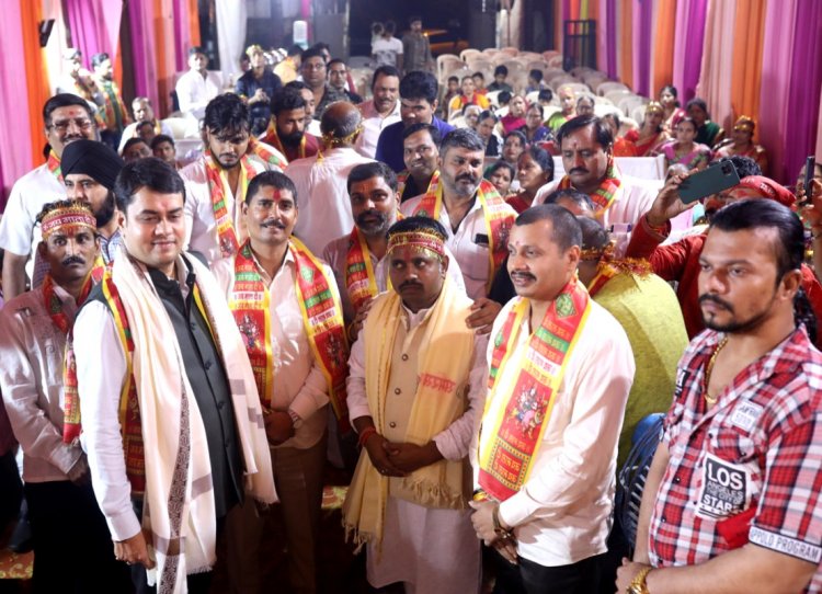 श्री हरि राधे राधे सेवा संस्था द्वारा माता की चौकी  का आयोजन हुआ