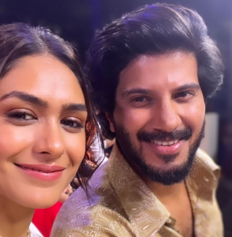 मृणाल ठाकुर सीता रामम के सह-कलाकार दुलकर सलमान के साथ रीयूनाइट हुई