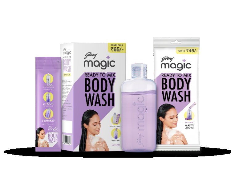 जीसीपीएल ने भारत का पहला रेडी-टू-मिक्स बॉडीवॉश गोदरेज मैजिक बॉडीवाश का अनावरण किया