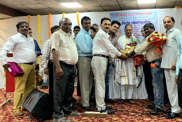 मजदूर नेता विजय उपाध्याय का भव्य नागरी अभिनंदन...