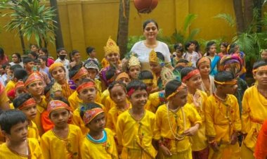 स्वामी विवेकानंद स्कूल में श्री कृष्ण जन्माष्टमी और दही हंडी का भव्य आयोजन...