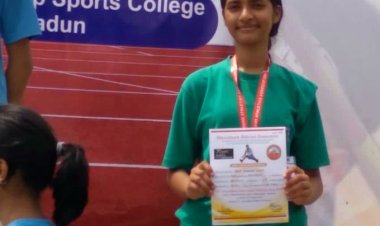 देहरादून में छा गई आपली मुंबई गर्ल : दौड़ में मिला ब्राँन्ज मैडल...