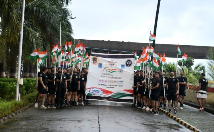 26 एससीजी के ब्लैक कैट कमांडोज़ द्वारा वॉकाथॉन और बाइक रैली का आयोजन