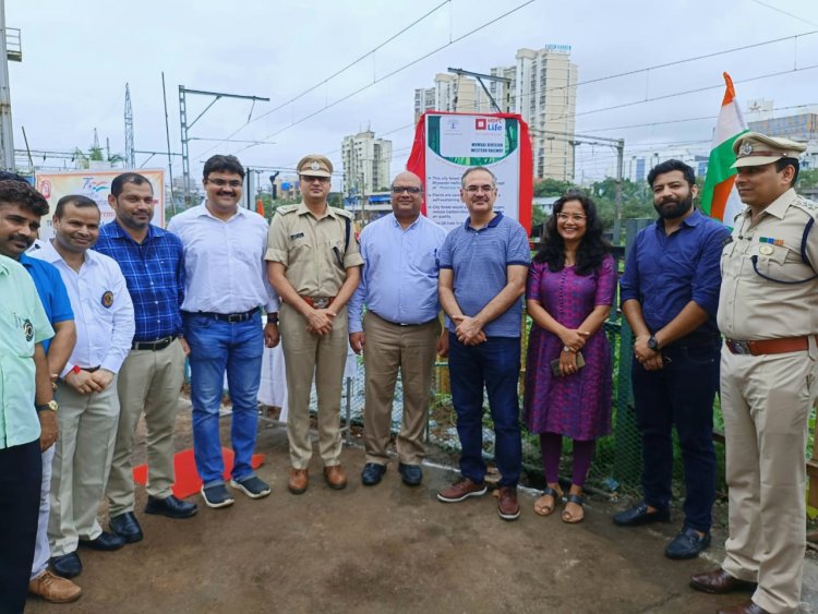आजादी के अमृत महोत्सव पर आरपीएफ द्वारा राम मंदिर में पौधारोपण ....