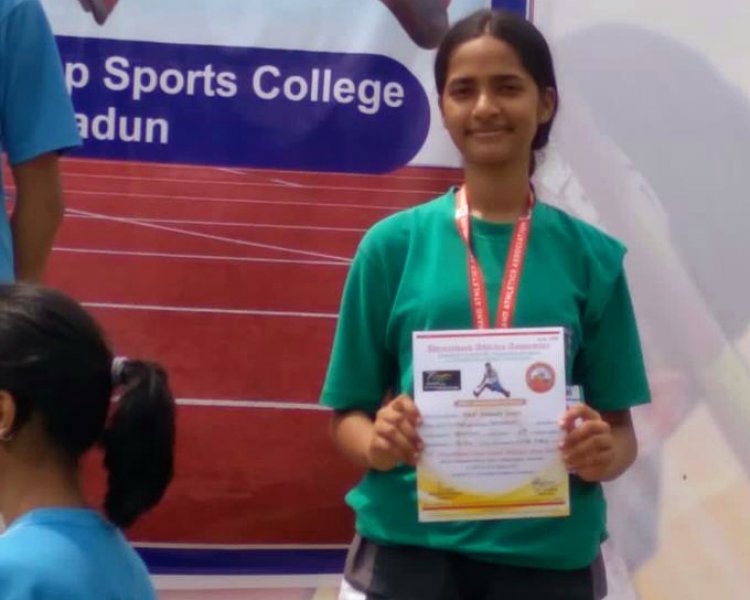 देहरादून में छा गई आपली मुंबई गर्ल : दौड़ में मिला ब्राँन्ज मैडल...