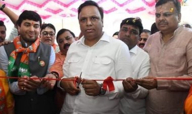 मुंबई अध्यक्ष एड. आशीष शेलार ने किया बीजेपी मध्यवर्ती कार्यालय का उद्घाटन 