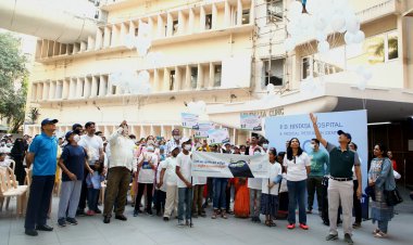 डायबिटीज को लेकर जागरूकता अभियान : पी. डी. हिंदुजा अस्पताल द्वारा मैराथन का आयोजन