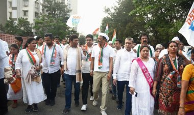 BHARAT JODO : जनजागृती करण्यासाठीच ही भारत जोड़ो यात्रा - भाई जगताप....