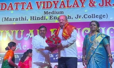 अनुदत्त विद्यालय एवम् ज्यूनियर कॉलेज के वार्षिकोत्सव में शामिल हुए सांसद श्री गोपाल शेट्टी