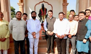 मुख्यमंत्री और उप-मुख्यमंत्री राष्ट्रीय स्वयंसेवक संघ के मुख्यालय पहुंचे