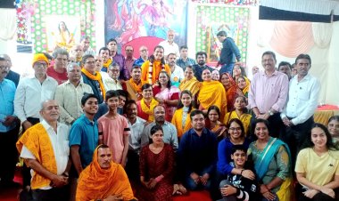 नीलमण कृपालुदास जी का विलक्षण आध्यात्मिक प्रवचन संपन्न