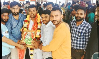 पूर्वांचल विकास परिवार द्वारा अपना दल नेता नितेश पाठक का सम्मान