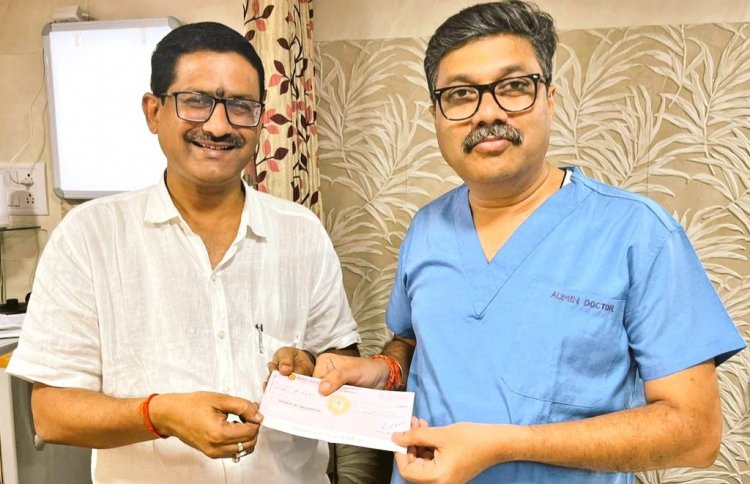 देवदेश प्रतिष्ठान को अनिल गलगली ने सौंपी अपनी पुरस्कार राशि