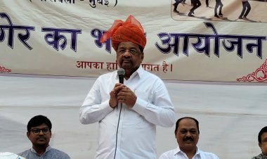 जय जय राजस्थान : राजस्थानी समाज द्वारा सांसद श्री गोपाल शेट्टी का भव्य सत्कार एवम् पारंपरिक "गेर" का आयोजन हुआ