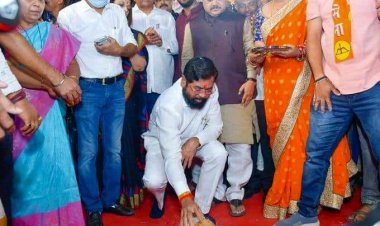 दहिसर स्थित श्रीकृष्ण नदी पर निर्मित पुल का मुख्यमंत्री एकनाथ शिंदे ने किया उद्घाटन...