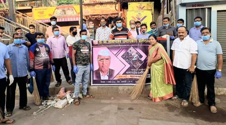 डॉ. श्री नानासाहेब धर्माधिकारी प्रतिष्ठान आयोजित महा स्वच्छता अभियान में शामिल हुईं विधायक मनीषाताई चौधरी