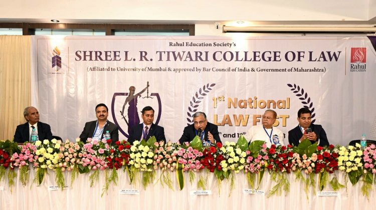 सुप्रीम कोर्ट जज कृष्ण मुरारी ने श्री एलआर तिवारी कॉलेज ऑफ लॉ में विधिप्रभा 2023 का किया उद्घाटन