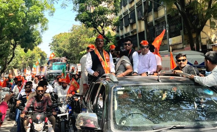 मीरा भायंदर में निकली सावरकर गौरव यात्रा....