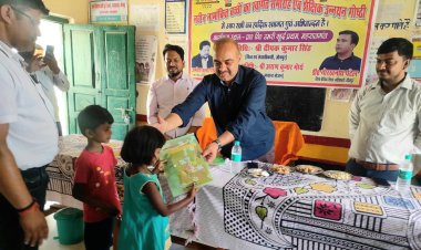 जौनपुर में "स्कूल चलो अभियान" अंतर्गत शैक्षणिक किट बांटकर नए विद्यार्थियों को किया गया प्रोत्साहित