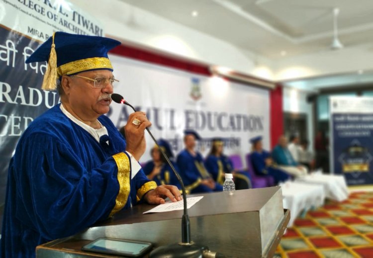 श्रीमती के. एल. तिवारी कॉलेज ऑफ आर्किटेक्चर में दीक्षांत समारोह संपन्न