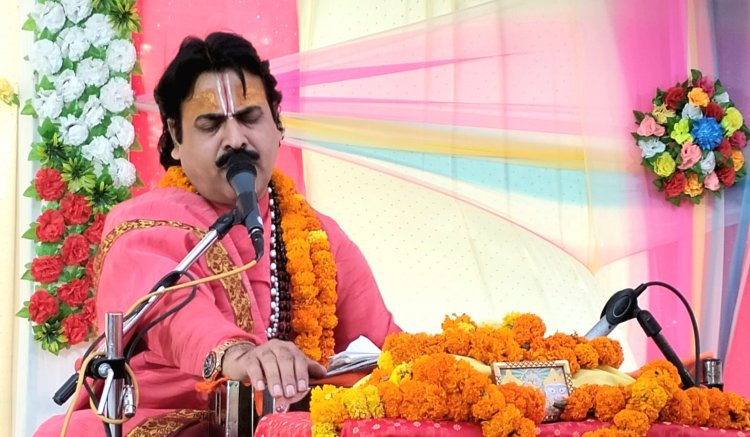 जौनपुर के लखनीपुर में श्रीमद् भागवत कथा का आयोजन