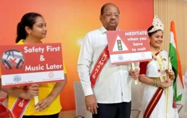 प्रजापिता ब्रह्माकुमारी ईश्वरीय विश्वविद्यालय के "सड़क सुरक्षा दिवस" आयोजन में सांसद गोपाल शेट्टी रहे उपस्थित