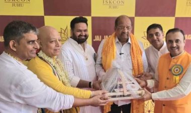 इस्कॉन, जुहू आयोजित भगवान श्री जगन्नाथ की भव्य रथ यात्रा में शामिल हुए सांसद गोपाल शेट्टी