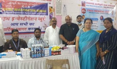 मालाड तमिलर वेल्फेयर संघम द्वारा मुफ्त स्वास्थ्य जांच शिविर का आयोजन