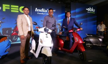 Godavari Electric Motors  द्वारा भारत का पहला फेमिली ई-स्कूटर 'इबलू फियो' लॉन्च 