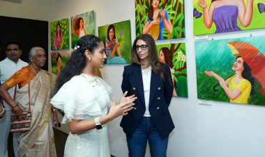 श्वेता बच्चन नंदा द्वारा मनसा कल्याण की कला प्रदर्शनी ‘कलियुग’ ट्रॉयोलॉजी - ‘वर्ल्ड थ्रू माई आइज़’ का  उद्घाटन