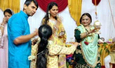  JAI JINENDRA : उमर पार्क संघ द्वारा भगवान महावीर का दिव्य जन्म वाचन आयोजन