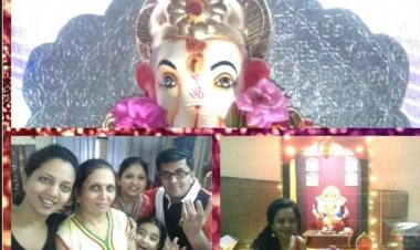 &TV  सितारों के घर हुआ गणपति बप्पा का आगमन