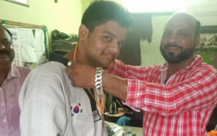  "नेशनल ताइक्वांडो स्पर्धा" के लिए हुसैन मेहदी का हुआ चयन