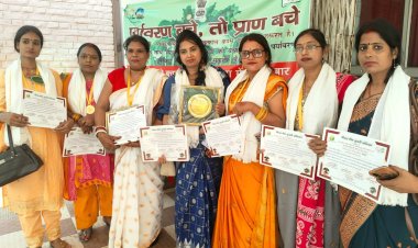 पर्यावरण योद्धा सम्मान से सम्मानित हुईं समाजसेविका डॉ. नम्रता आनंद