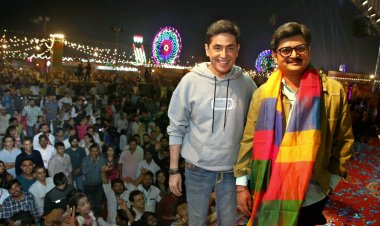 &TV के शो ‘भाबीजी घर पर हैं‘ के आसिफ शेख और रोहिताश्व गौड़ पहुंचे नई दिल्ली के लाल किला की मशहूर रामलीला में