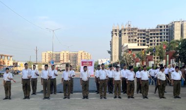 RSS नायगांव नगर दशहरा उत्सव :  98 वर्ष का हुआ भारत का सबसे अनुशासित और शक्तिशाली संघ