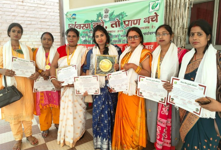 पर्यावरण योद्धा सम्मान से सम्मानित हुईं समाजसेविका डॉ. नम्रता आनंद